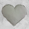 Numero 74 - Heart Cushion - Thai Cotton - Silver Grey - S019