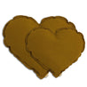 Numero 74 - Heart Cushion - Thai Cotton - Gold - S024